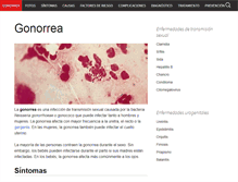 Tablet Screenshot of gonorrea.info